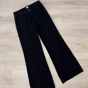 J Brand Black Joplin Palazzo Jean